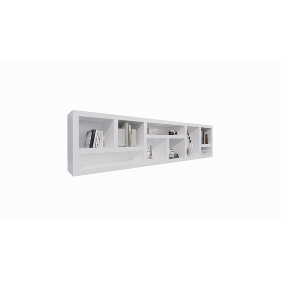 123kast  Sidetable/dressoir Prato 02 - 245x30x60H cm - 5cm plank dikte - openvakken dressoir