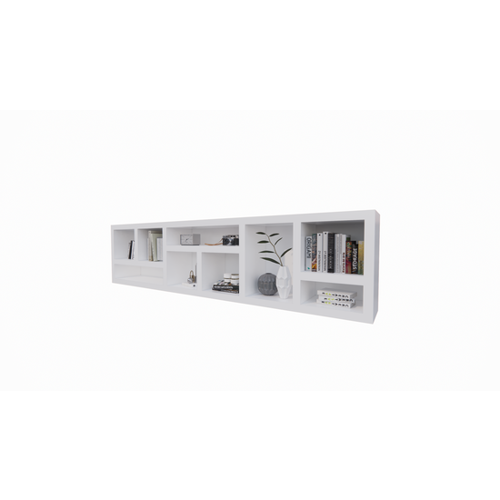 123kast  Sidetable/dressoir Prato 02 - 245x30x60H cm - 5cm plank dikte - openvakken dressoir