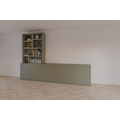 123kast  Tv dressoir/vakkenkast Genola - 340x45/30x240H cm - 5cm plank dikte -  6 push to open lades - 2 push to open deuren - open vakken