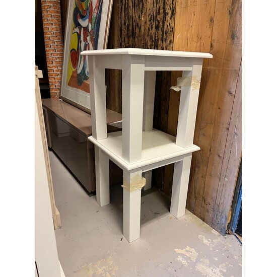 123kast  Showmodel tafeltjes 2 stuks - 50x50x50H cm - RAL 9010