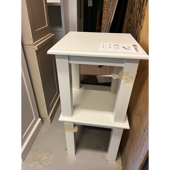 123kast  Showmodel tafeltjes 2 stuks - 50x50x50H cm - RAL 9010