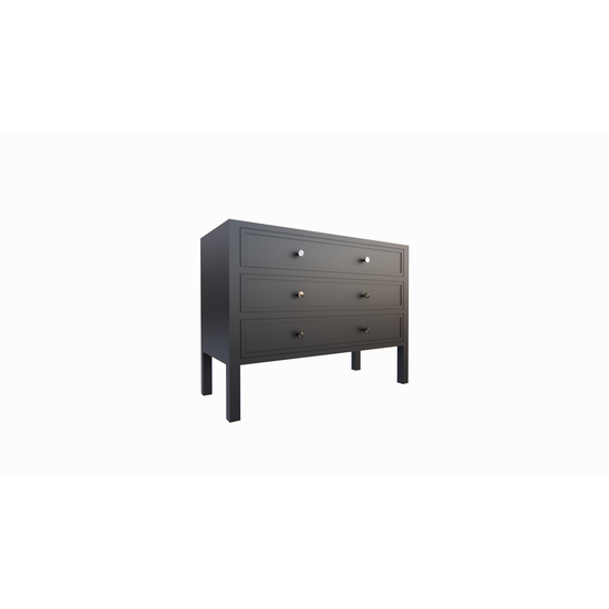 123kast  Ladekast/dressoir Boise - 120x50x90H cm - 3 soft close lades - op pootjes