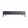 123kast  Tv dressoir Fontas - 200x40x50H cm - push to open deuren - op pootjes - strak design