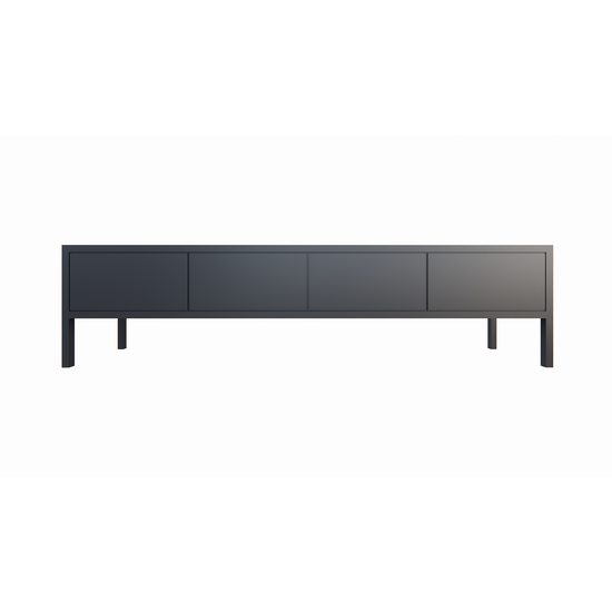 123kast  Tv dressoir Fontas - 200x40x50H cm - push to open deuren - op pootjes - strak design