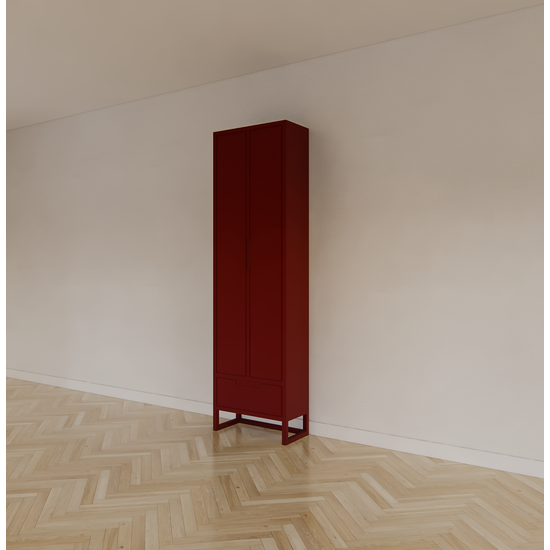 123kast  Kast Bandon - 60x30x210H cm - op pootjes - soft close lade