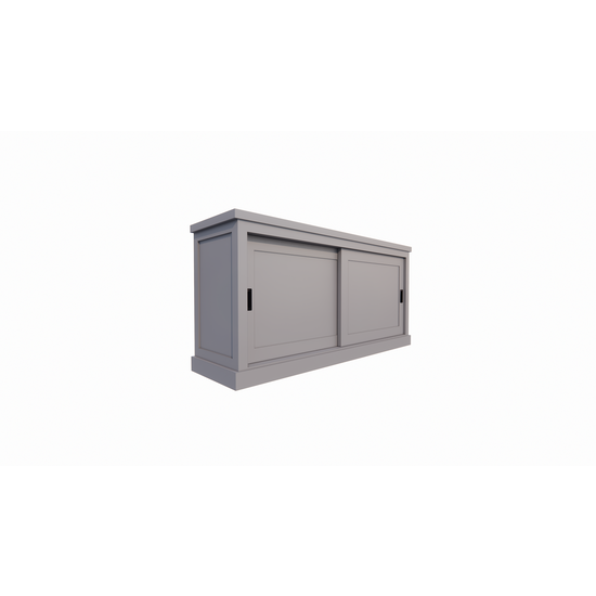 123kast  Dressoir Algarve 01 - 165x46x80H cm - 2 schuifdeuren - strak design