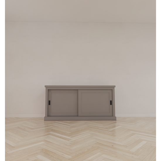 123kast  Dressoir Algarve 01 - 165x46x80H cm - 2 schuifdeuren - strak design