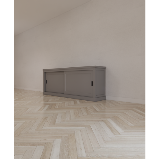 123kast  Dressoir Algarve 02 - 200x46x80H cm - 2 schuifdeuren - strak design