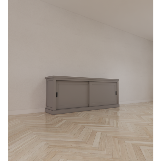 123kast  Dressoir Algarve 02 - 200x46x80H cm - 2 schuifdeuren - strak design