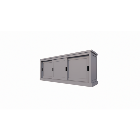 123kast  Dressoir Algarve 03 - 200x46x80H cm - 3schuifdeuren - strak design