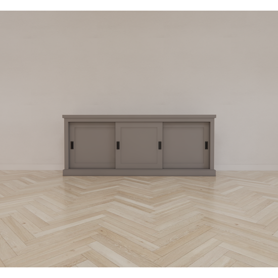 123kast  Dressoir Algarve 03 - 200x46x80H cm - 3schuifdeuren - strak design