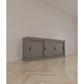 123kast  Dressoir Algarve 03 - 200x46x80H cm - 3schuifdeuren - strak design