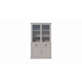 123kast  Buffetkast Tarente 02 - 130x45x220H - 2 vitrinedeuren - 2 soft close lades - 2 dichte deuren