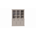 123kast  Buffetkast Tarente 03 -170x45x220H - 3 vitrinedeuren - 3 soft close lades - 3 dichte deuren