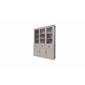123kast  Buffetkast Tarente 03 -170x45x220H - 3 vitrinedeuren - 3 soft close lades - 3 dichte deuren