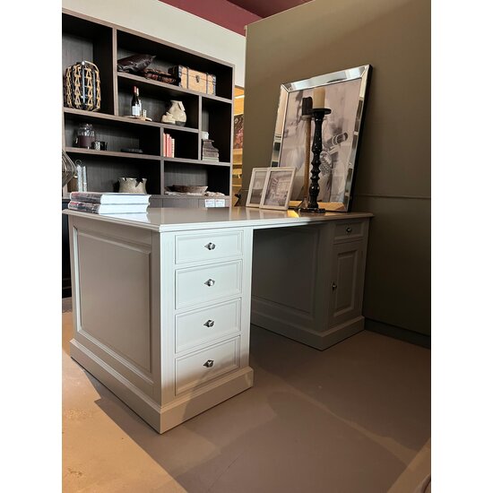 123kast  Showmodel Bureau Philine - 160x90x79H cm - lades en deuren - RAL 7044