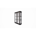 123kast  Vitrinekast Noia - 140x45x210H cm - zijkanten van glas