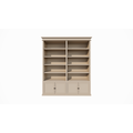 123kast  Boekenkast Bristol Library - 200x40x240H cm - verstelbare planken - scharnierdeuren