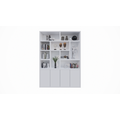 123kast  Vakkenkast Dinan - 177x40x260H cm - Push to open deuren - 4cm plank dikte