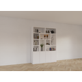 123kast  Vakkenkast Dinan - 177x40x260H cm - Push to open deuren - 4cm plank dikte
