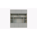 123kast  Tv vakkenkast Flensburg - 240x40x255H cm - push to open deuren - strakke afwerking