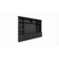 123kast  Tv boekenkast Calgary - 330x35/45x245H cm - open vakken - scharnier deurtjes