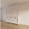 123kast  Buffetkast Kiel - 200x50x230H cm - schuifdeuren - met glas - op bolpoten