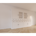 123kast  Buffetkast Santa Monica - 290x45x215H cm - scharnierdeuren - soft close lades