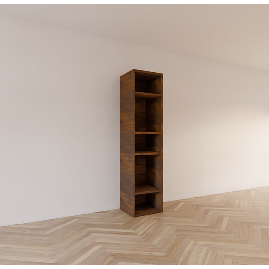 123kast  Vakkenkast Zoutelande - 50x42x205H cm - eiken - open vakken