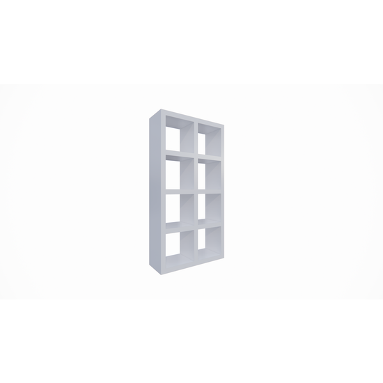 123kast  Roomdivider Chester - 81x30x157H cm - open vakken - 5cm plank dikte