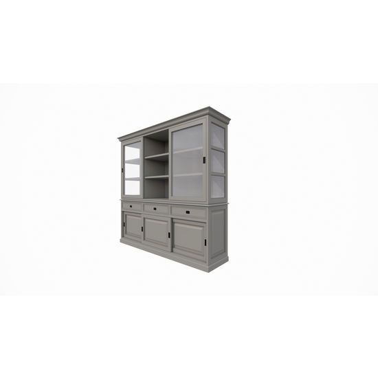 123kast  Buffetkast Manisa - 220x53x218H - schuifdeuren - soft close lades - landelijke stijl