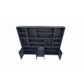 123kast  Vakkenkast Tolosa - 290x46x220H cm - open vakken- strak design - push to open lades en deuren