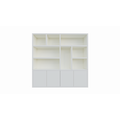 123kast  Vakkenkast Noale - 250x42x240H cm - push to open deuren - 5cm plank dikte - strak design