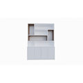 123kast  Vakkenkast Matera - 180x30/40x240H cm - deels eiken binnenkant - push to open deuren - strak design