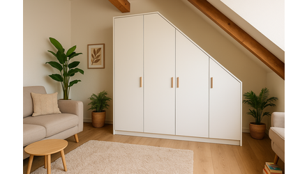 Slimme tips voor het inrichten van een kleine zolder slaapkamer met schuin dak