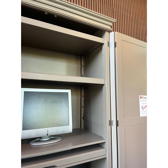 123kast  Showmodel computerkast Roma 120x60x190(H) cm - RAL 7006