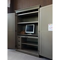 123kast  Showmodel computerkast Roma 120x60x190(H) cm - RAL 7006