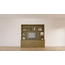 123kast Tv vakkenkast Sineu 02 - 250x30/50x240H cm - push to open deuren - soft colse lades - open vakken - strakke afwerking