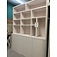 123kast Showmodel vakkenkast kingbridge - 200x35/45x262H cm - onderkast 100cm hoog