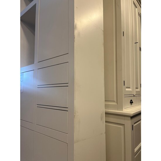 123kast  Showmodel vakkenkast Mafra 02 - 100x40x240(H) cm – RAL 9010