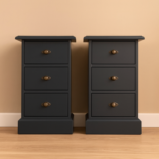 123kast  Showmodel nachtkastje Parma - 38x27x62(H) cm - RAL 7016