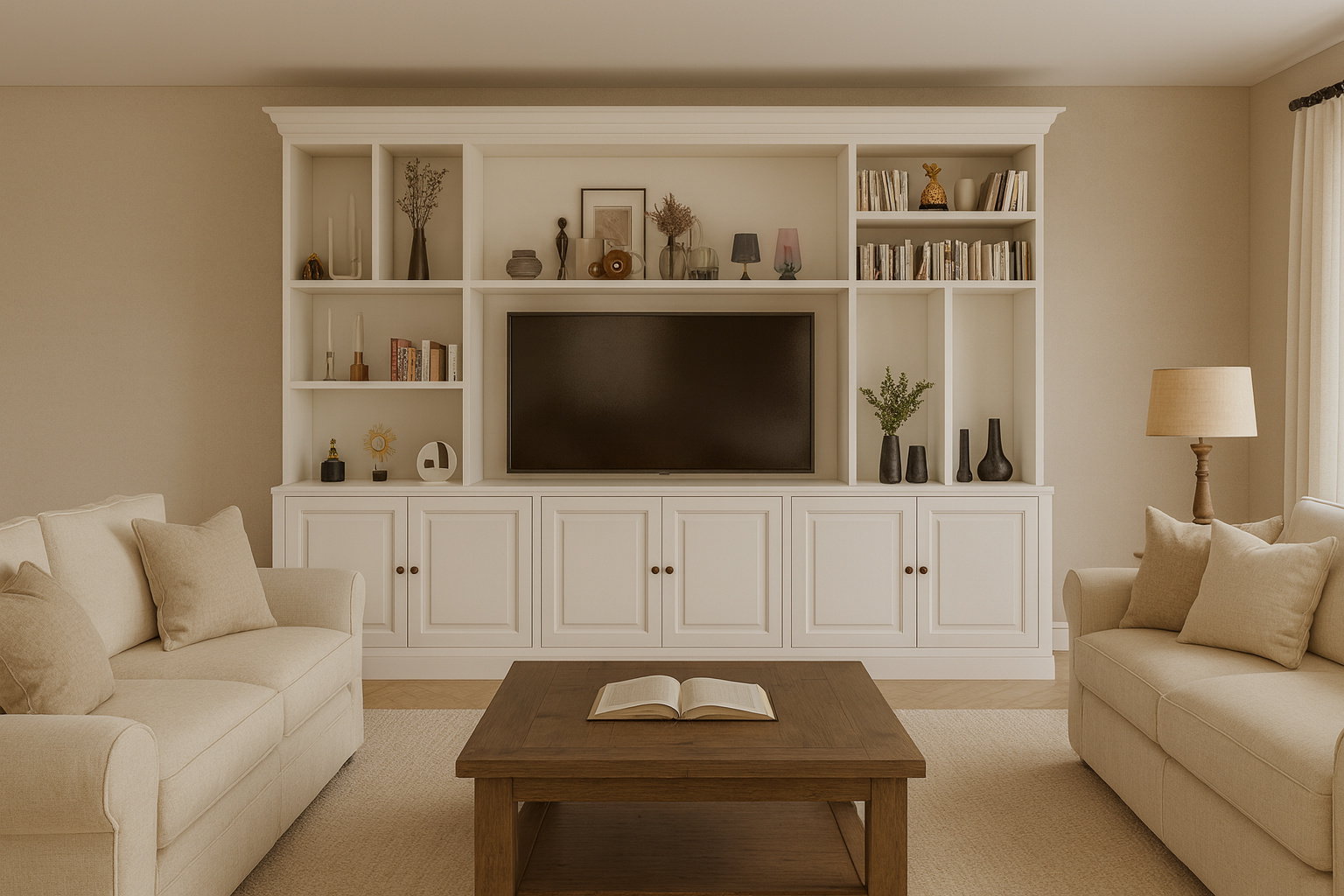 Landelijke tv-kasten: warmte in het hart van de woonkamer