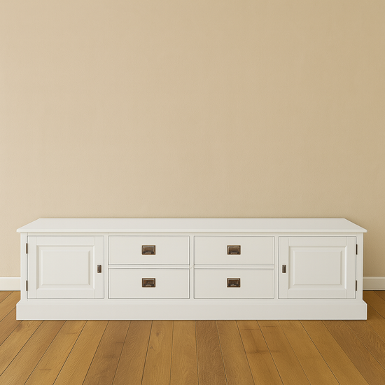 123kast  Showmodel dressoir Lin 08 - 200x50x50(H) cm - RAL 9001