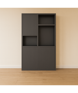Vakkenkast Faro 02 124cm Eiken