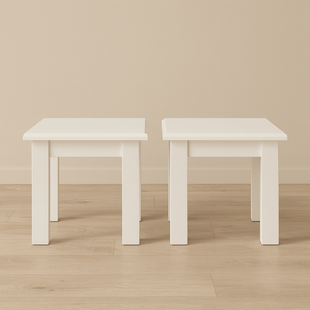 Showmodel tafeltjes 2 stuks - 50x50x50H cm - RAL 9010