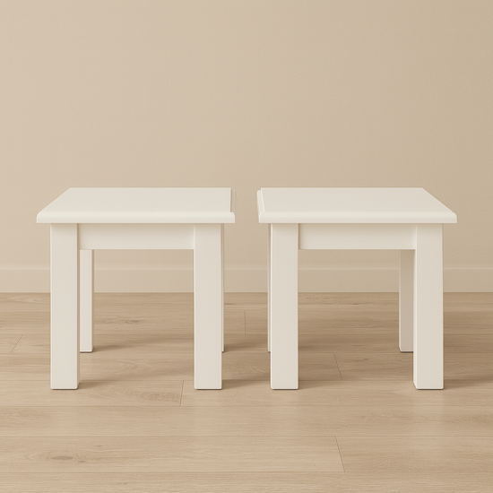 123kast  Showmodel tafeltjes 2 stuks - 50x50x50H cm - RAL 9010