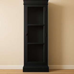 Showmodel vitrinekast Toulon 75x40x220H cm - RAL 9005