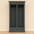 123kast  Showmodel boekenkast - 100x40x240H cm - RAL 7006