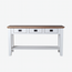 123kast Sidetable Sara 16 - 140x40x77H cm - eiken bovenblad - 3 lades - 1 plank