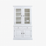 123kast  Buffetkast Santa Lucia - 126x50x230H cm - 2 vitrine scharnierdeuren - 2 soft close lades - 2 dicht scharnierdeuren - 4 planken - verstelbare planken